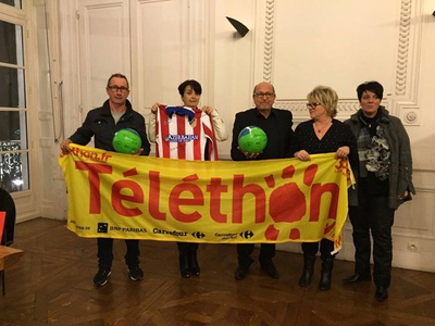 Mâcon : le Téléthon avec Marine Lorphelin et Antoine Griezmann