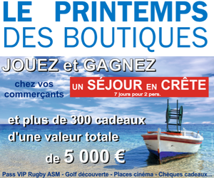 Une double chance de gagner avec le Printemps des boutiques !