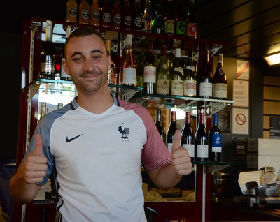 Les commerçants soutiennent les Bleus !