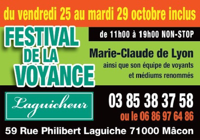 Mâcon : festival de la voyance à Laguicheur