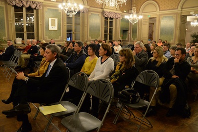 Les commerçants réunis pour leur assemblée générale