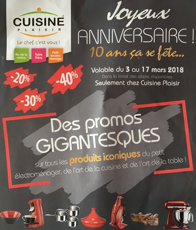 Cuisine plaisir Mâcon - Les Arts en cuisine : un anniversaire et des promos