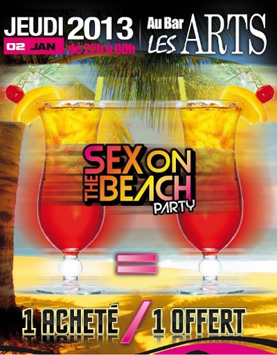 Mâcon : soirée sex on the beach au Bar Les Arts