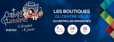 Mâcon : les boutiques du centre-ville fêtent Noël