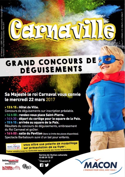 Carnaville, c'est le 22 mars !