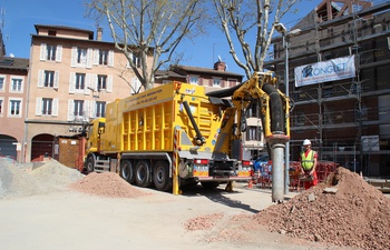 Mâcon : les travaux des places se poursuivent...