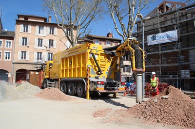 Mâcon : les travaux des places se poursuivent...