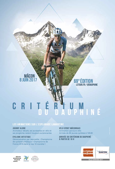 Le Critérium du Dauphiné à Mâcon le jeudi 8 juin : animations et circulation