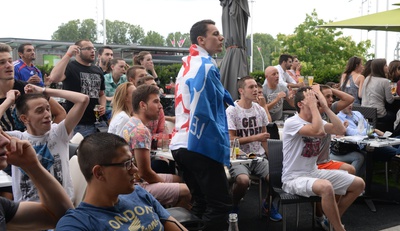 Mâcon : les supporters présents en centre-ville