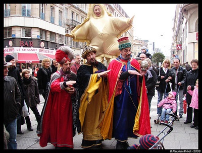 Mâcon : "Les Rois mages dans le potage" et dans le centre-ville