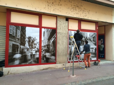 Mâcon : des vitrines habillées !