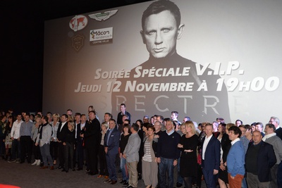 Mâcon : Champagne pour le nouveau James Bond au Cinémarivaux !