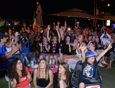 La finale de l'Euro dans les bars et restaurants du centre-ville