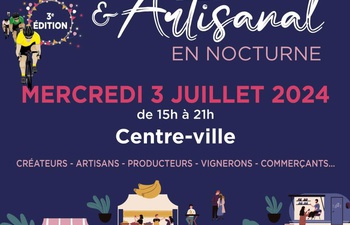 Un marché gourmand et artisanal nocturne le 3 juillet