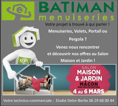 Batiman TLB Menuiseries au salon Maison & Jardin ce week-end