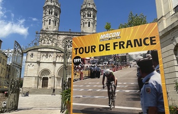 Une expo urbaine pour (re)découvrir le Tour de France à Mâcon